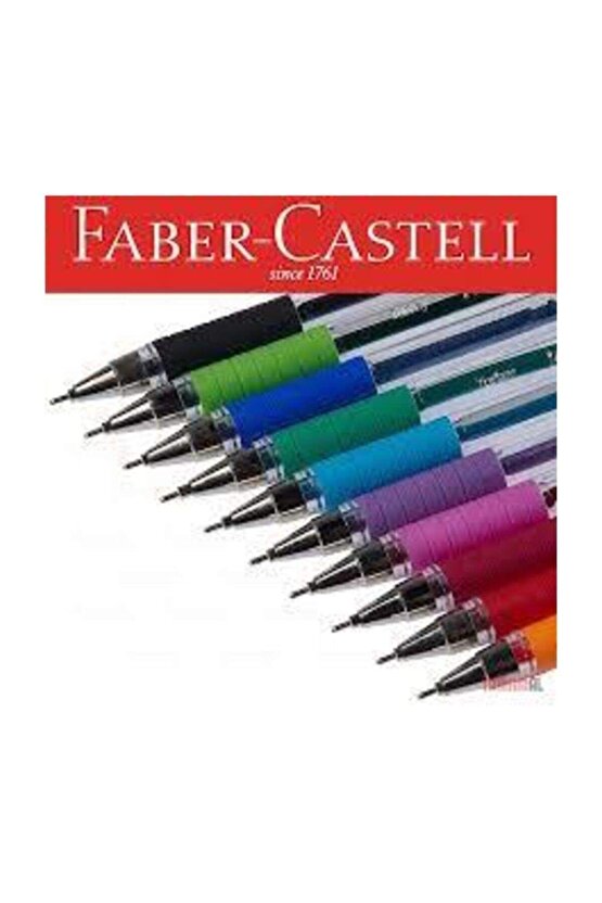 Faber-castell 1425 Tükenmez Kalem Ailesi 10 Lu Karışık 5215142557