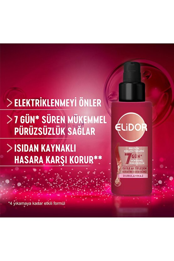 Isı Ile Aktifleşen Keratin Bakım Kürü Brezilya Keratin Terapisi 90 ml X2