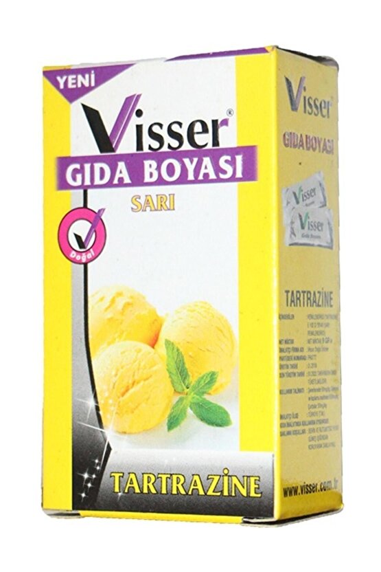 Gıda Boyası Sarı Renk 9 gr G.b