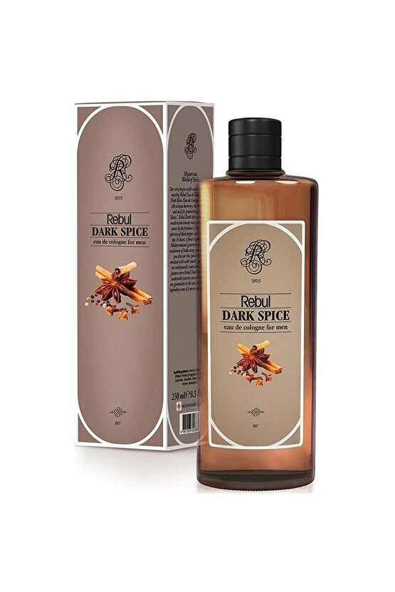 Dark Spice Kolonya Cam Şişe 250 ml