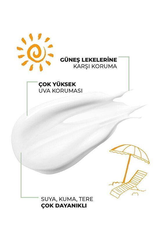 Spf 50 Leke Karşıtı Yüksek Koruyucu Yüz Güneş Kremi 50 ml Normal Ve Kuru Ciltler Için