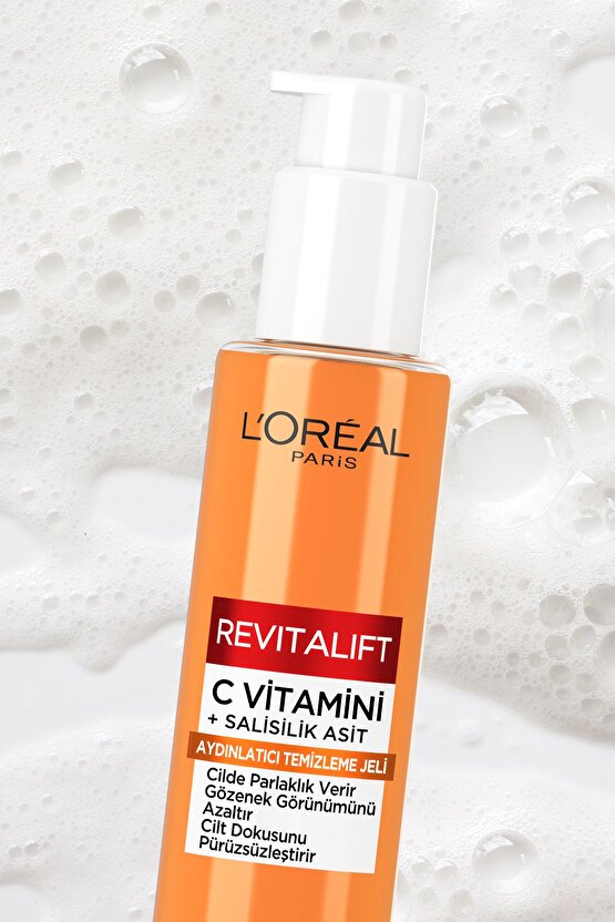 Revitalift Clinical [C vitamini + Salisilik Asit], Aydınlatıcı ve Gözenek Karşıtı Köpük Temizleyici