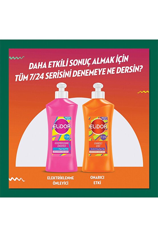 7 24 Şekillendirici Saç Bakım Kremi Belirgin Bukleler Elastin Badem Sütü 265 ml