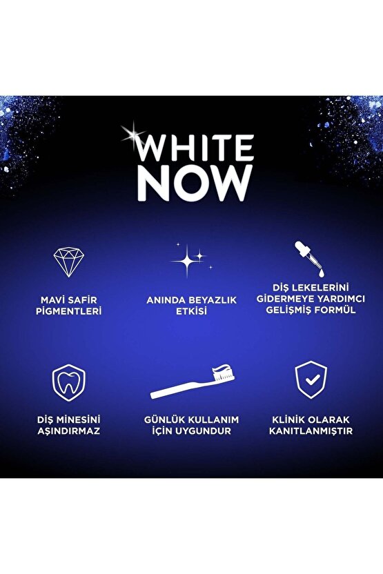 White Now Sensitive Diş Macunu + Profesyonel Bakım Diş Fırçası Avantajlı Paket