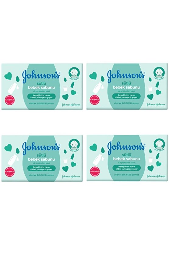 Johnsons Baby Sütlü Bebek Sabunu (3+1) 100 Gr