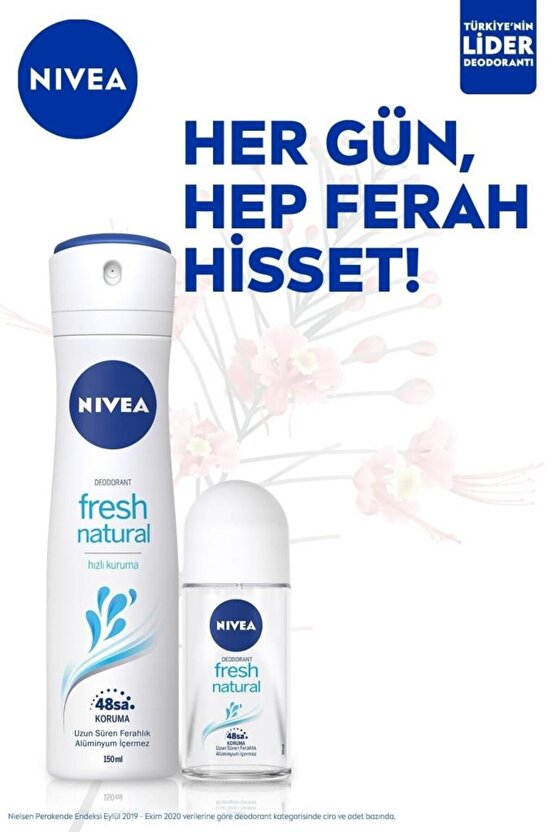 Kadın Pump Sprey Deodorant 75ml, 48 Saat Ter Koruması, Uzun Süren Ferahlık, Okyanus Özleri Esansı