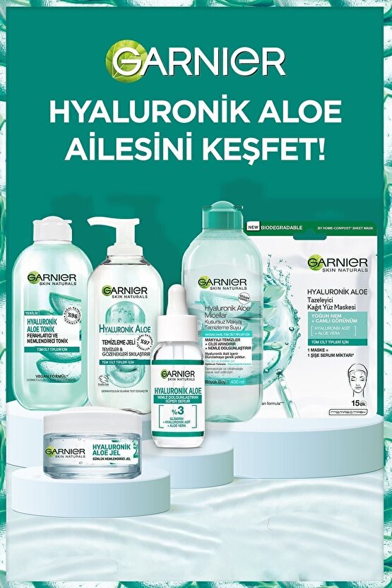 STD Hyaluronik Aloe Temizleme Jeli 200ml Klasik