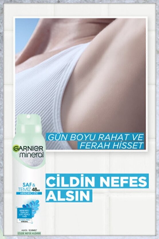 Mineral Saf&Temiz Sprey Deodorant 3lü Set