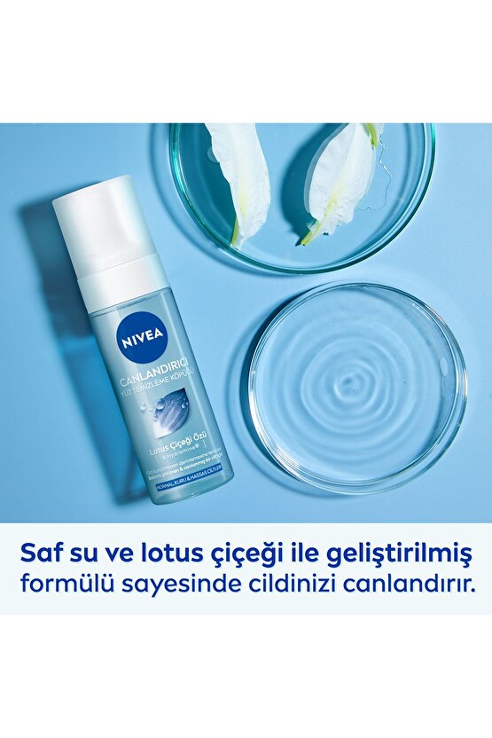 Canlandırıcı Yüz Yıkama Köpüğü 150ml, Derinlemesine Temizleme, Nemlendirici, Normal Ciltler