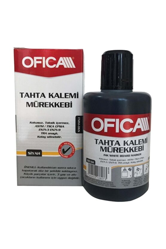 Tahta Kalemi Mürekkebi 100 Ml. Siyah Fmm-06s Tx