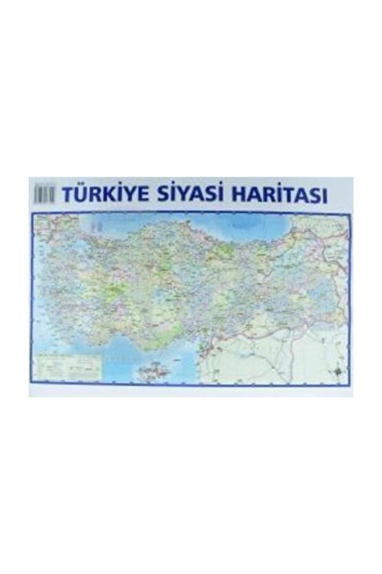 Türkiye Siyasi Haritası 50x70