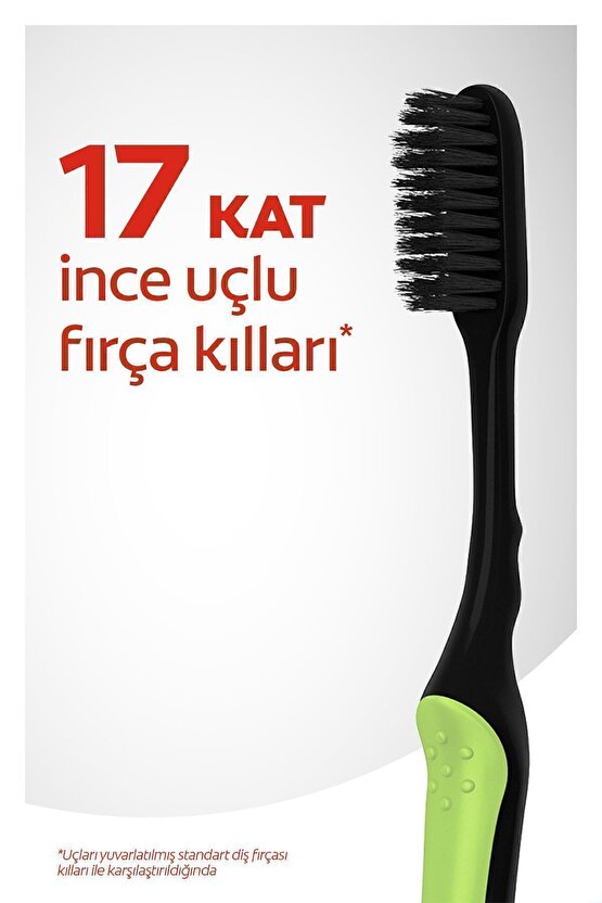 Mikro Ince Charcoal Hassas Temizlik Yumuşak Diş Fırçası 1 1