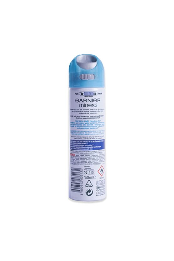 Mineral Saf&Temiz Sprey Deodorant 150 ml