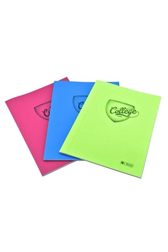 Pvc Kapaklı A4 Kareli 40 Yaprak Defter