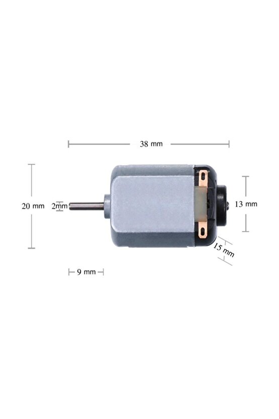 Eğitici Deney Motoru - 3v Dc Mini Motor - Elektrik Motoru