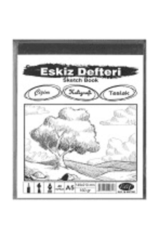 Eskiz Defteri Sketch Book A5 40 Yp: 149x210 160 Gr