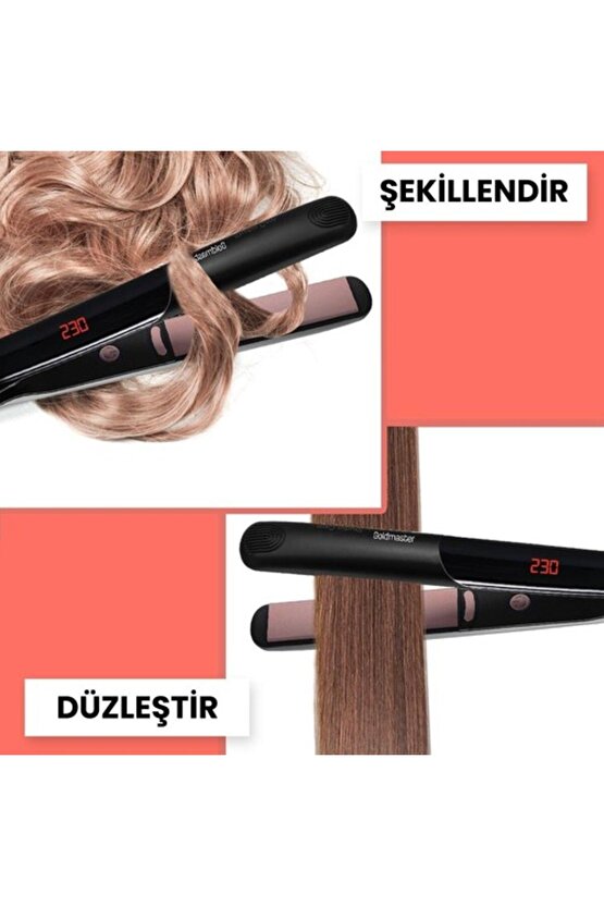 Sindy Dijital Seramik Keratin Ince Plakalı Saç Düzleştirici Ve Şekillendirici In6144