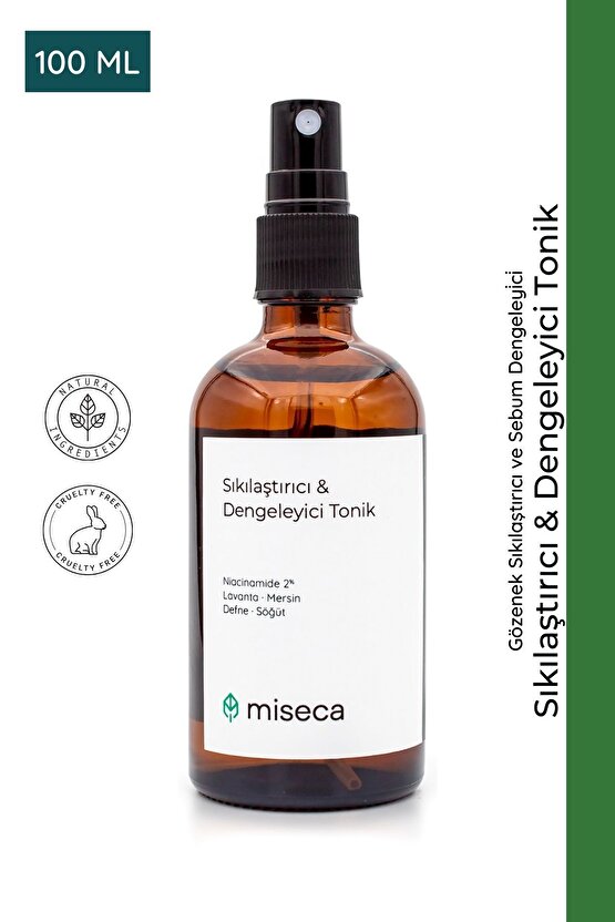 Sıkılaştırıcı & Dengeleyici Tonik 100 ml %2 Niacinamide, Lavanta Suyu Ve Yeşil Çay