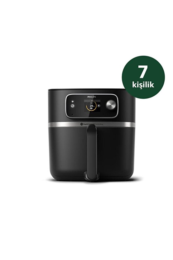 7000 Serisi XXL Airfryer, Uzaktan Bağlantı, Gıda Termometreli, 2kg, 8.3L Kapasiteli Hazne, HD988090