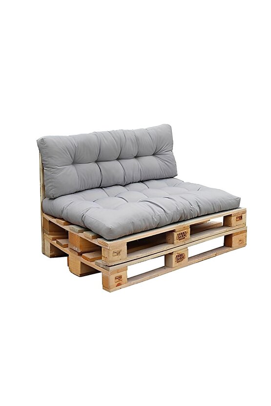 120x80 Palet Minderi Puf Yer Minderi Bahçe Minderi Balkon Minderi Bench