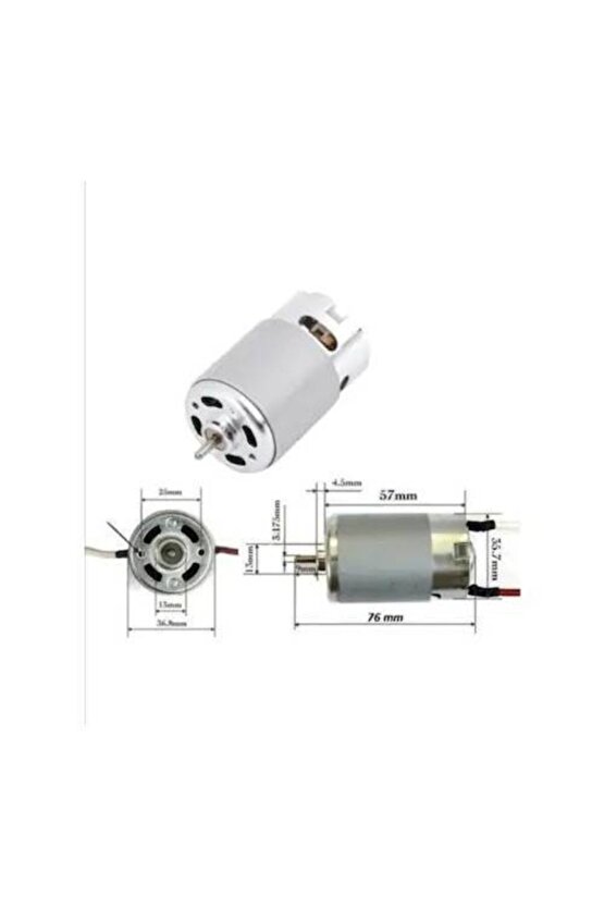 12 Volt Şarjlı Matkap Motoru Dc Motor