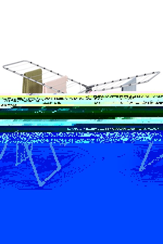 Metal Telli Çamaşır Kurutmalık Mandallıklı