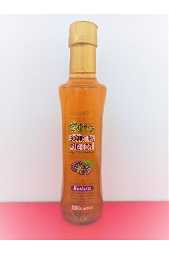 Böğürtlen Sirkesi  Blackberry Cider Vinegar (doğal Fermente  Saf Katkısız)