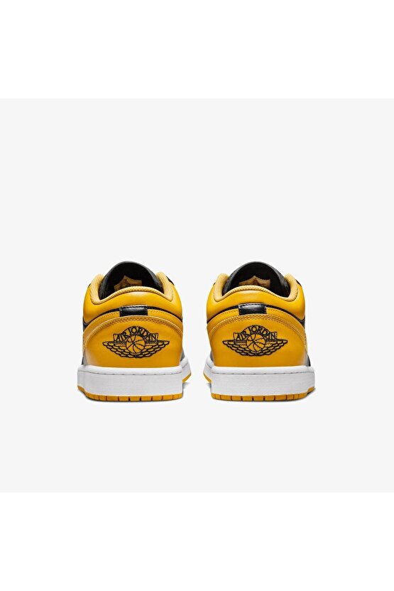 Air Jordan 1 Low Yellow Ochre White Black Sneaker Ayakkabı 553558-072