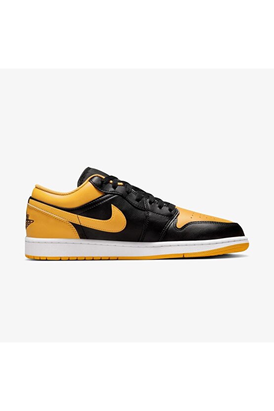 Air Jordan 1 Low Yellow Ochre White Black Sneaker Ayakkabı 553558-072