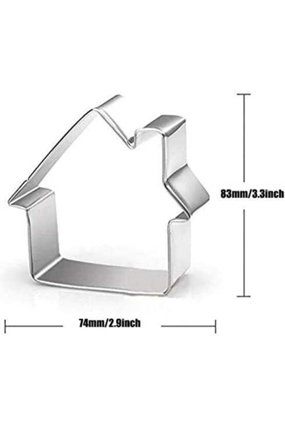 Narkalıp Ev Şeklinde Kurabiye Kalıbı