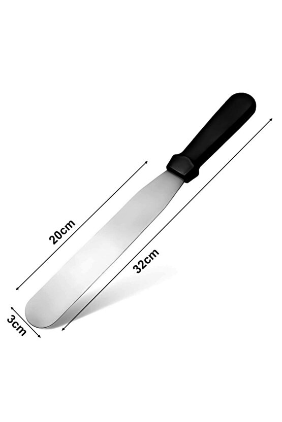 Narkalıp Düz Pasta Sıvama Spatulası 20 Cm