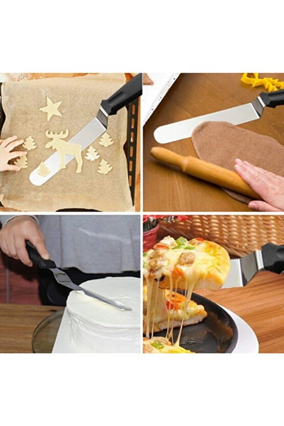 Eğik Pasta Sıvama Spatulası Model No-02