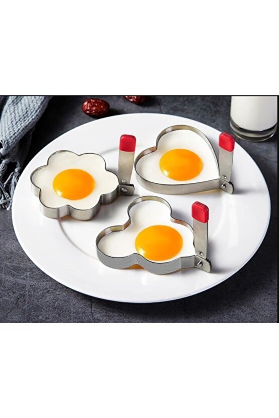 Narkalıp Omlet Ve Krep Pişirme Kalıbı 5 Li Set Çap 9cm