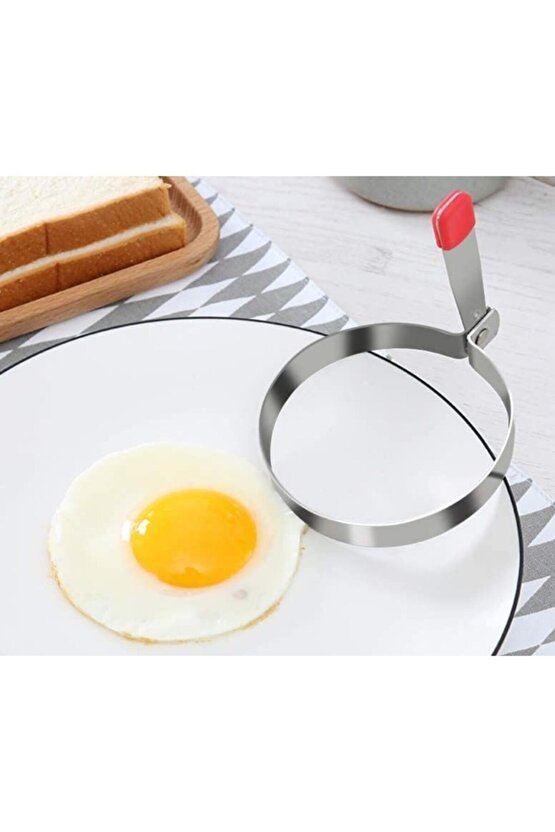 Narkalıp Omlet Ve Krep Pişirme Kalıbı 5 Li Set Çap 9cm