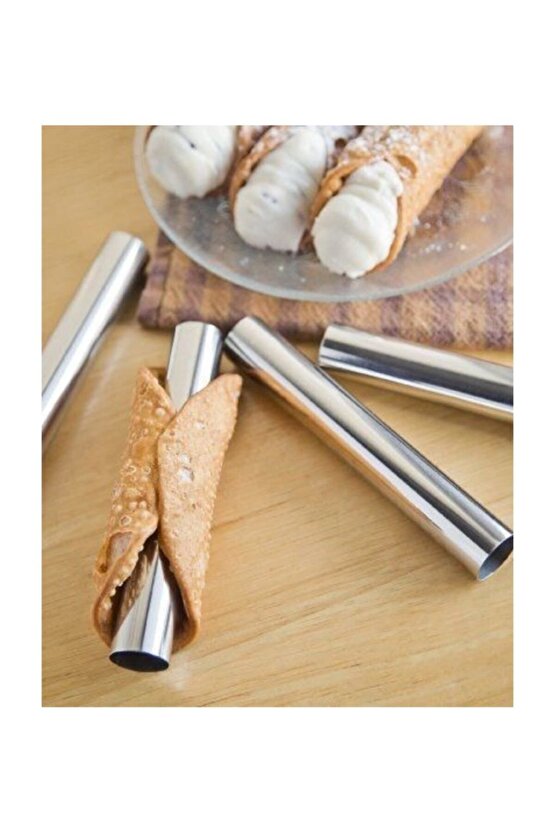 Narkalıp Cannoli Kurabiye Kalıbı 6 Lı Set 12cm