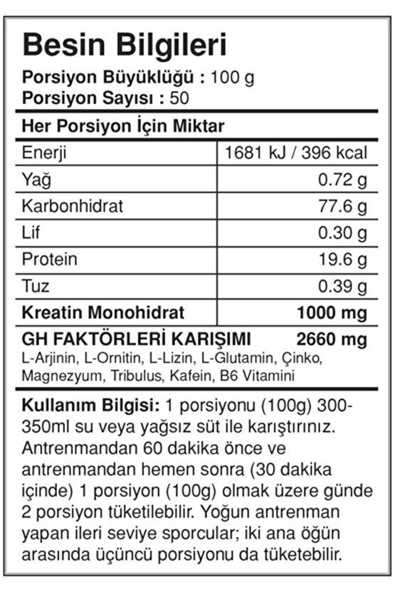 Bigmass Gh Factors Karbonhidrat Tozu 5000 gr Çikolata - Creabig Kreatin 300 gr - Shaker 500 ml