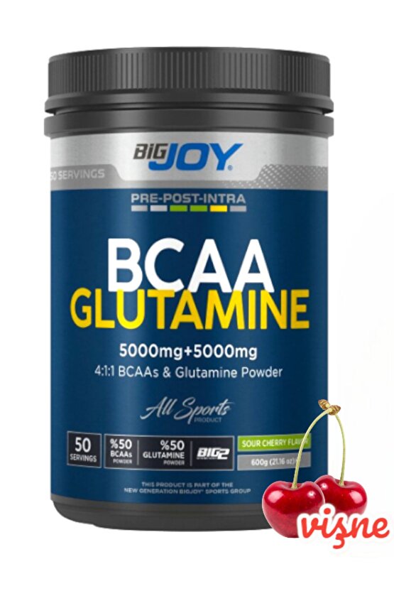 Bcaa Glutamin Vişne 600g Bcaa Glutamine Amino Asit