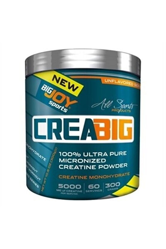 Creabig Creatine Monohydrate 300gr Aromasız %100 Mikronize Kreatin Amino Asit