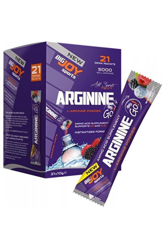 Bigjoy Arginine Go 10g*21 Adetorman Meyveli