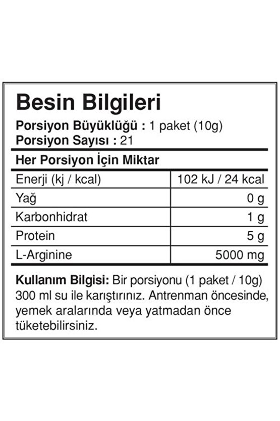 Bigjoy Arginine Go 10g*21 Adetorman Meyveli