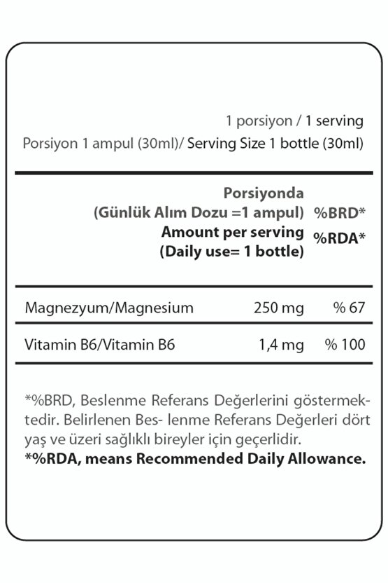 Magnesium Liquid-shot 250 Mg 20 Adet (MAGNEZYUM SİTRAT)