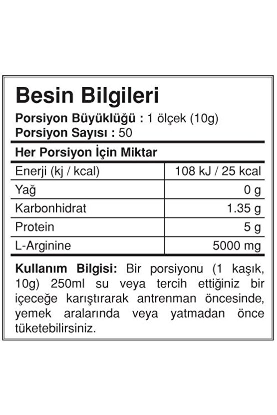 Bigjoy Arginine Powder 500grorman Meyveli