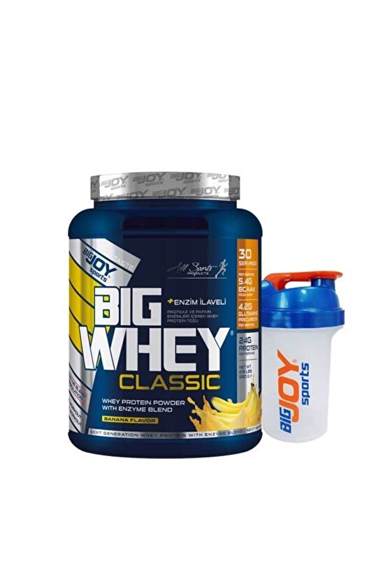 Big Whey Classic Whey Protein Tozu Muz Aroma 990g - Shaker 500 ml