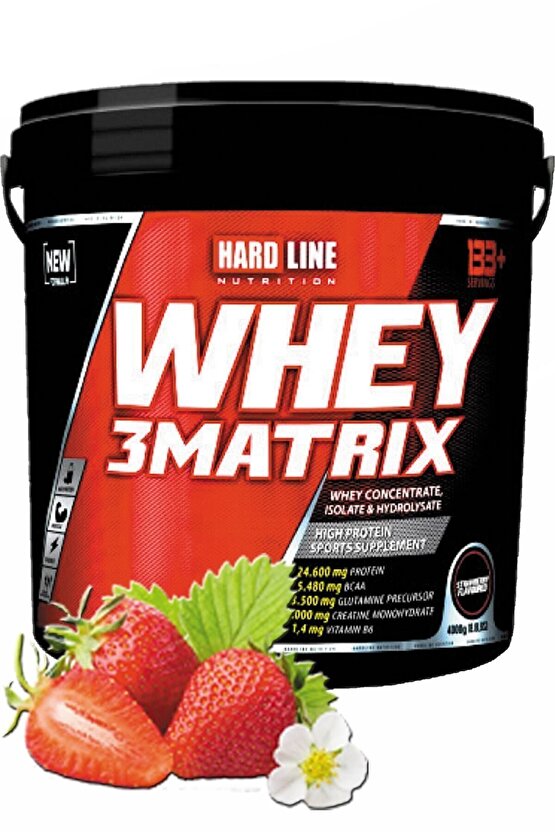 Whey 3matrix 4000 gr Çilekli (HALAL CERTIFIED)