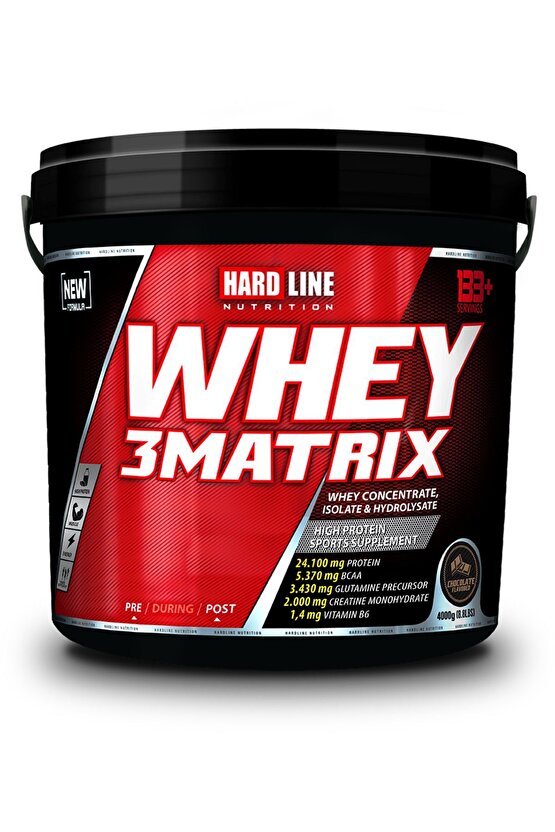 Whey3 Matrix 4000 gr - Çikolata Aromalı (HALAL CERTIFIED)