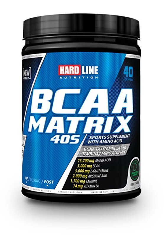 Bcaa Matrix Yeşil Elma 40s 600 gr Aminoasit Glutamin Arginin