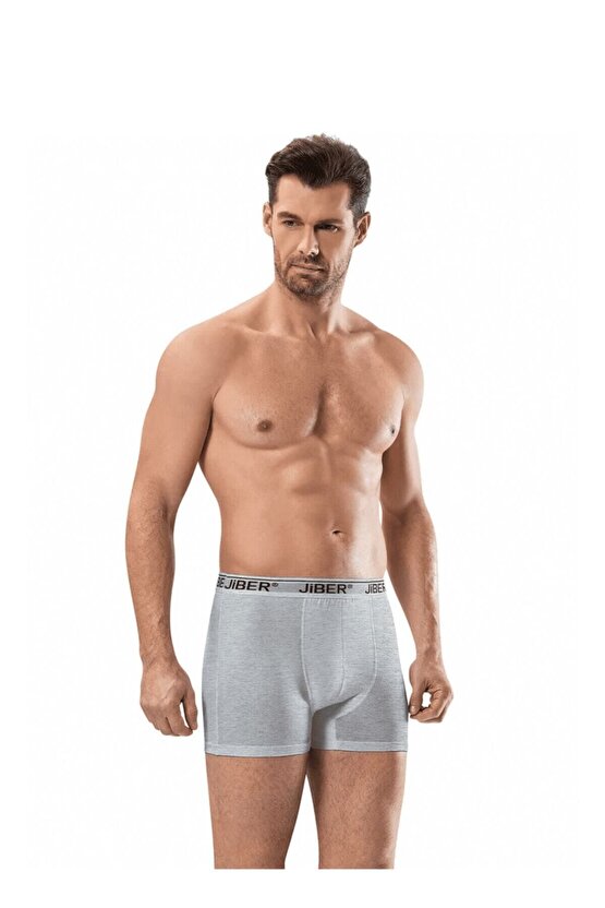 Erkek Gri 6lı Strech Boxer