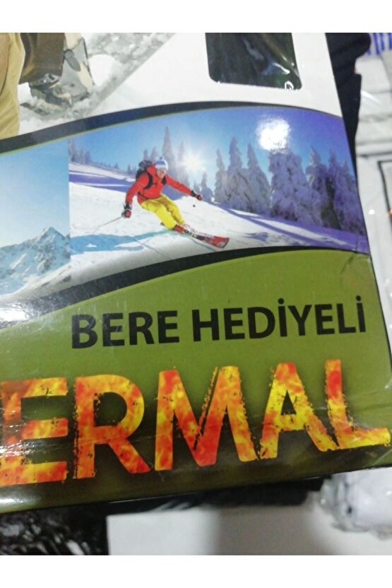 Erkek Haki Askeri Termal Takım