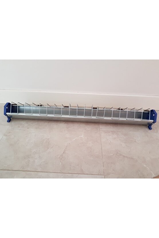 5 Adet 100 Cm Güvercin Civciv Metal Galvaniz Yemlik