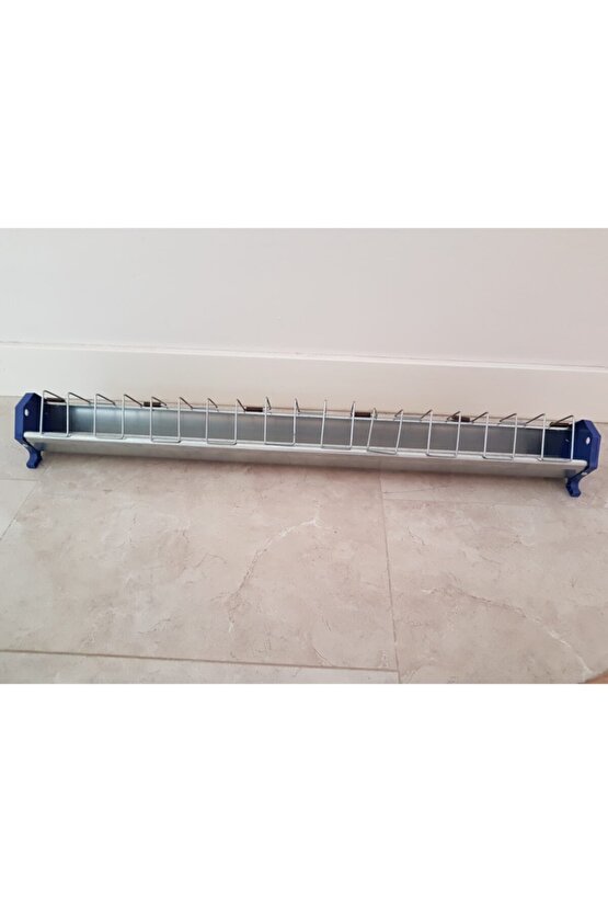 100 Cm Güvercin Civciv Metal Galvaniz Yemlik